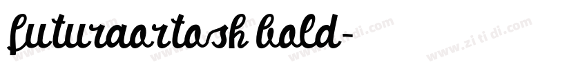 futuraortosh bold字体转换